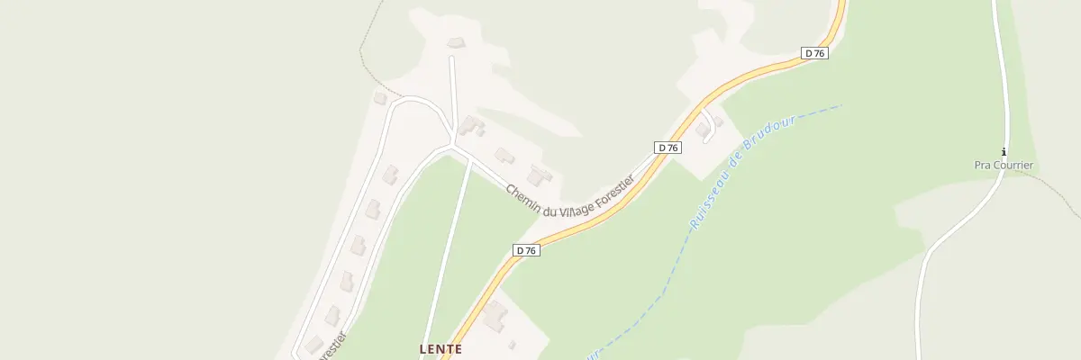 Plan du 130 Che du Village Forestier à Bouvante