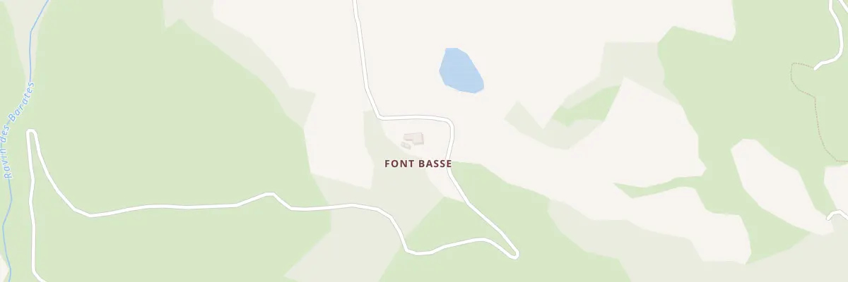 Plan du 5009 La Font Basse à Vercoiran