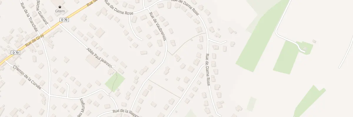 Plan du 12B Rue de Vaubrenois à Mirebeau-sur-Bèze