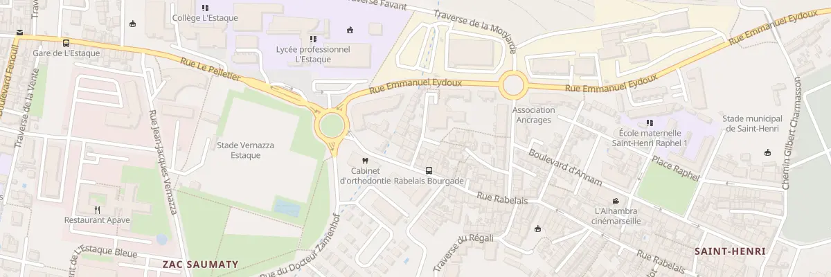 Plan du 9 Tra Favant à Marseille 16e Arrondissement