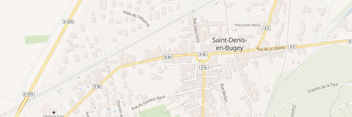 Plan du 15 Rue de la Republique à Saint-Denis-en-Bugey