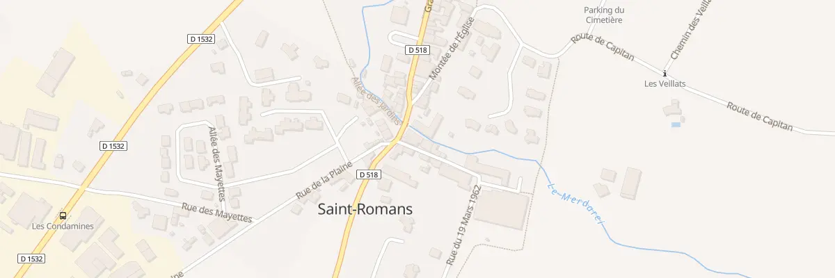 Plan du 23 Pl du Souvenir Francais à Saint-Romans