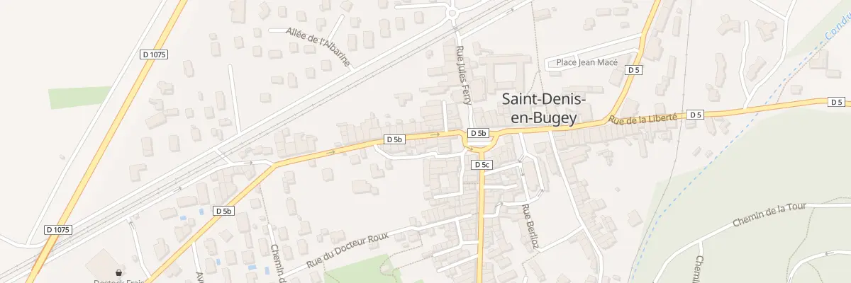 Plan du 9 Rue de la Republique à Saint-Denis-en-Bugey