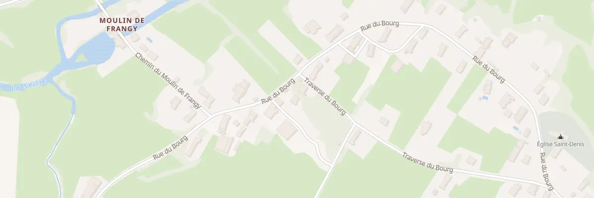 Plan du 799 Rue du Bourg à Frangy-en-Bresse
