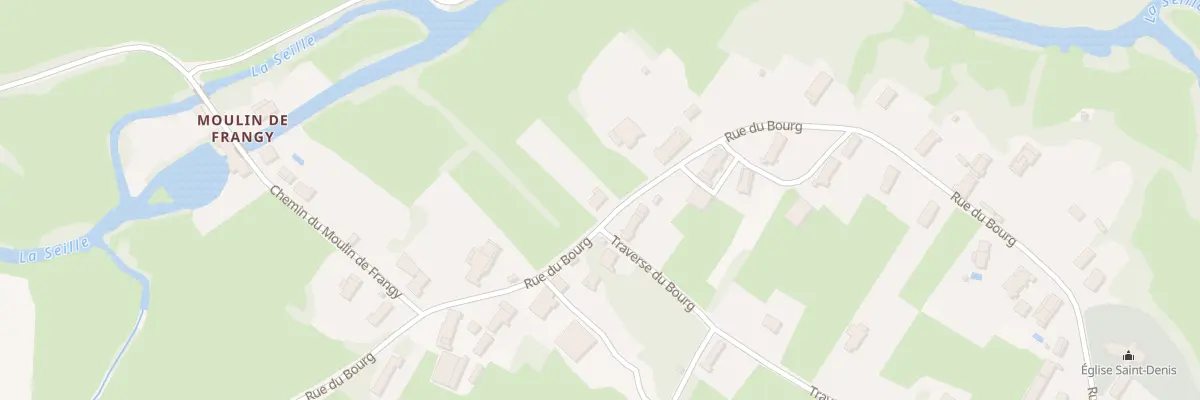 Plan du 758 Rue du Bourg à Frangy-en-Bresse