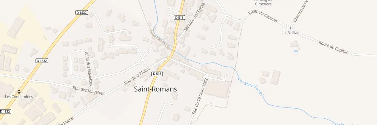 Plan du 55 Rue du 19 Mars 1962 à Saint-Romans