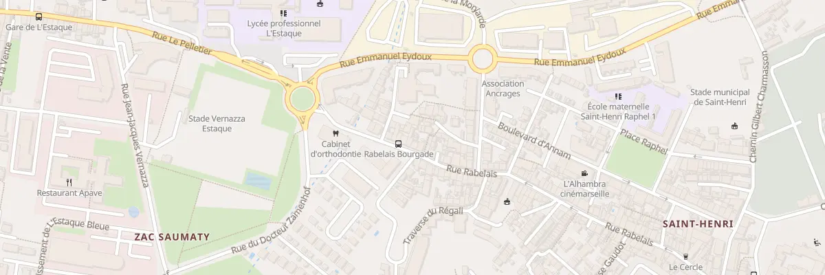 Plan du 260 Rue rabelais à Marseille 16e Arrondissement