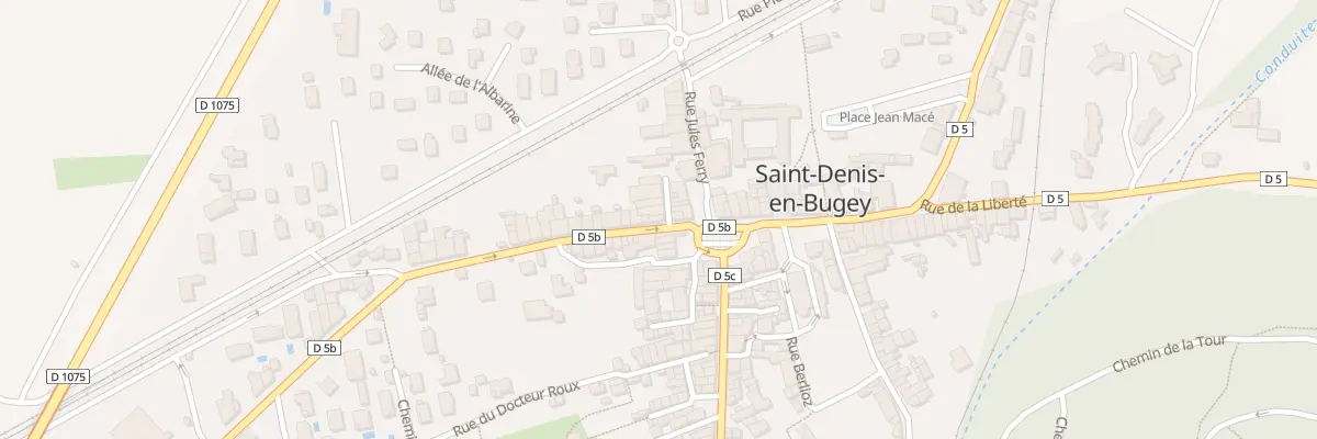 Plan du 10 Rue de la Republique à Saint-Denis-en-Bugey