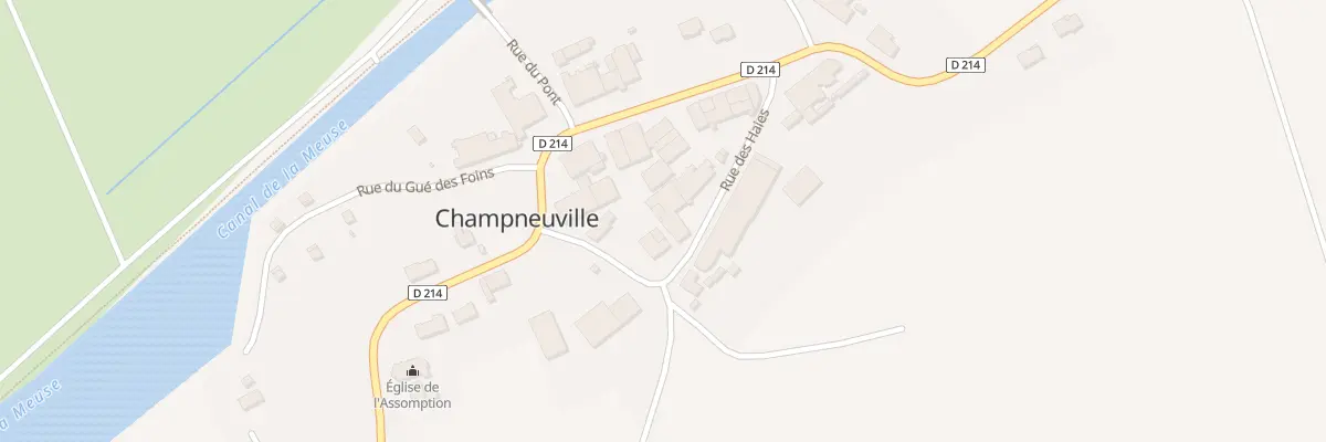 Plan du 1 Rue des Haies à Champneuville