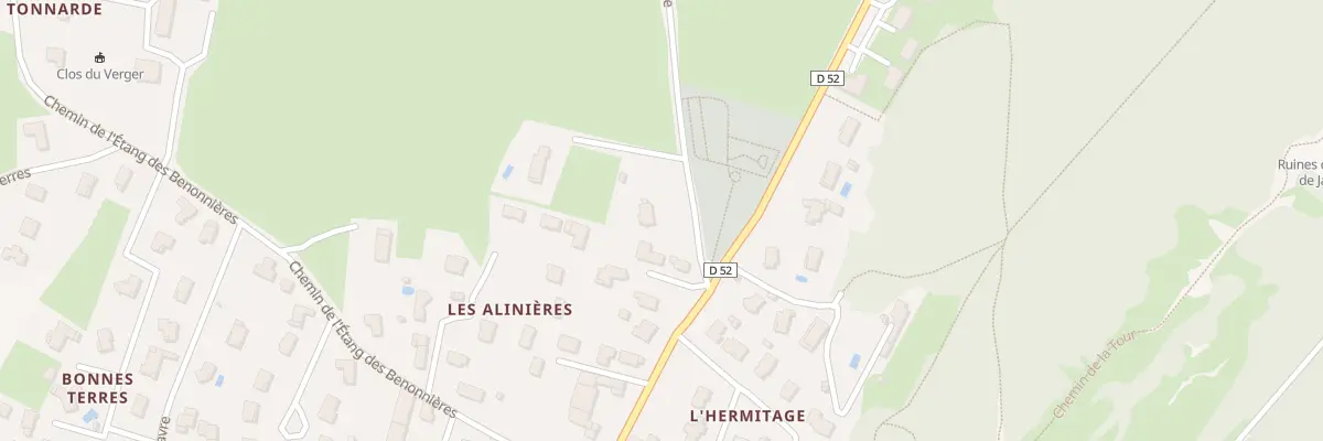 Plan du 45 Che de la Rippe à Jasseron