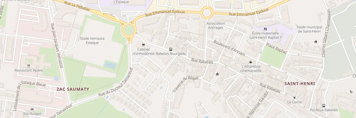 Plan du 255 Rue rabelais à Marseille 16e Arrondissement