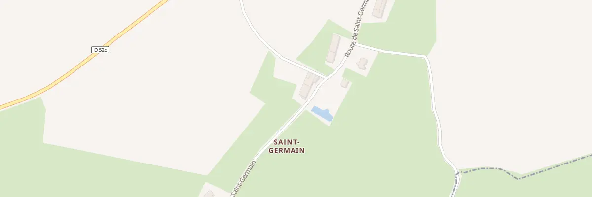 Plan du 694 Rte de Saint-Germain à Villemotier