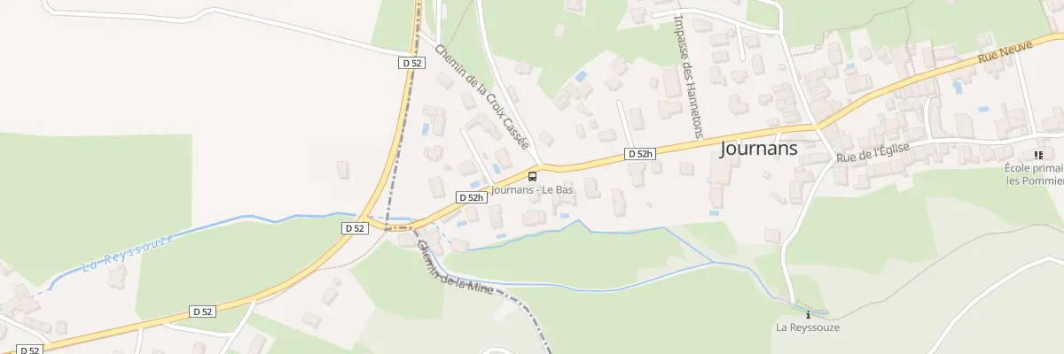 Plan du 251A Rue du Moulin à Journans