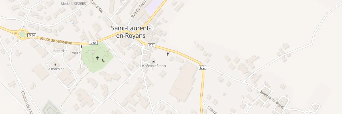 Plan du 130 Rte de l’Arps à Saint-Laurent-en-Royans