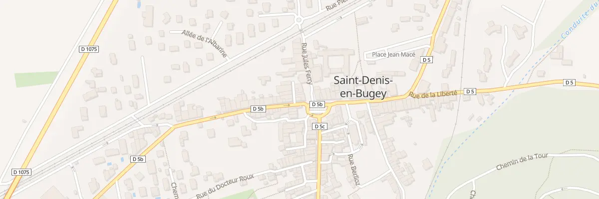 Plan du 8 Rue de la Republique à Saint-Denis-en-Bugey