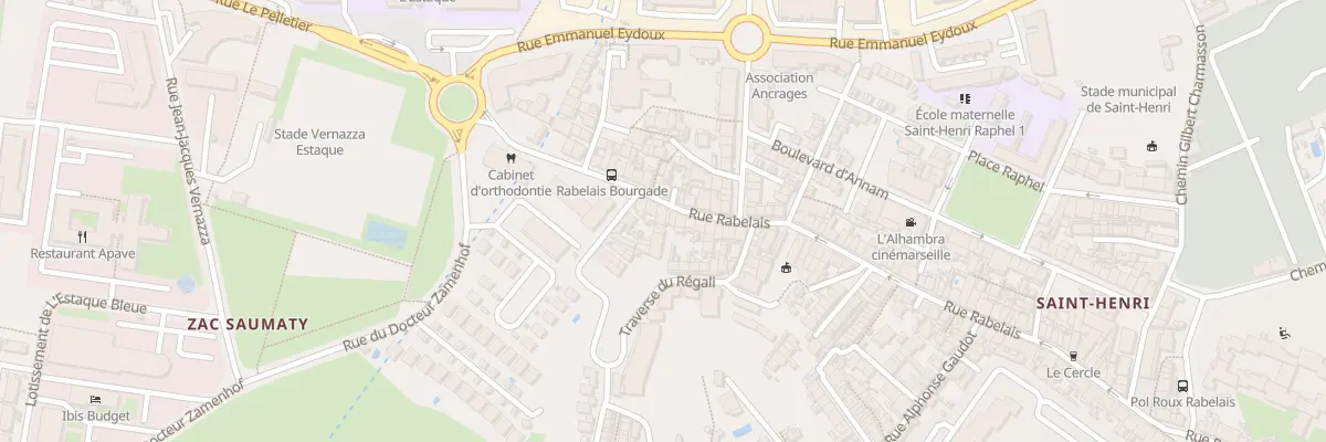 Plan du 251 Rue rabelais à Marseille 16e Arrondissement