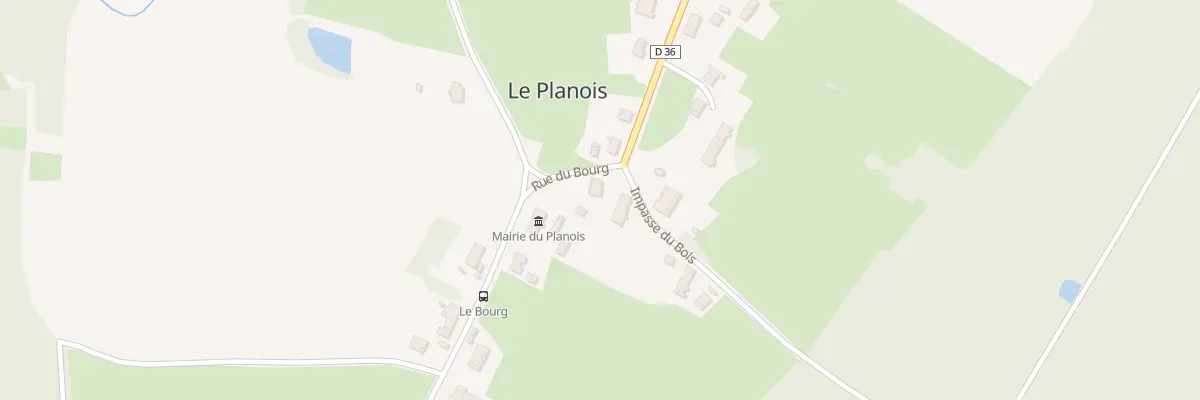 Plan du 66 Rue du Bourg au Planois