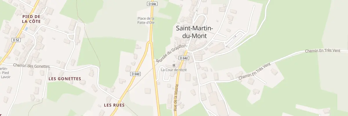 Plan du 265 Rue de la Mairie à Saint-Martin-du-Mont