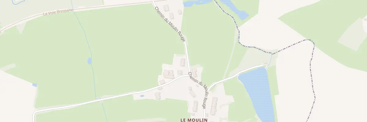 Plan du 1160 Che du Moulin Rouge à Ratte