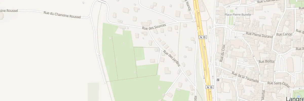 Plan du 171 Rue des Jardins à Langres