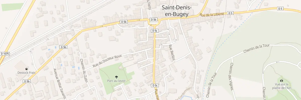 Plan du 20 Rue Pasteur à Saint-Denis-en-Bugey