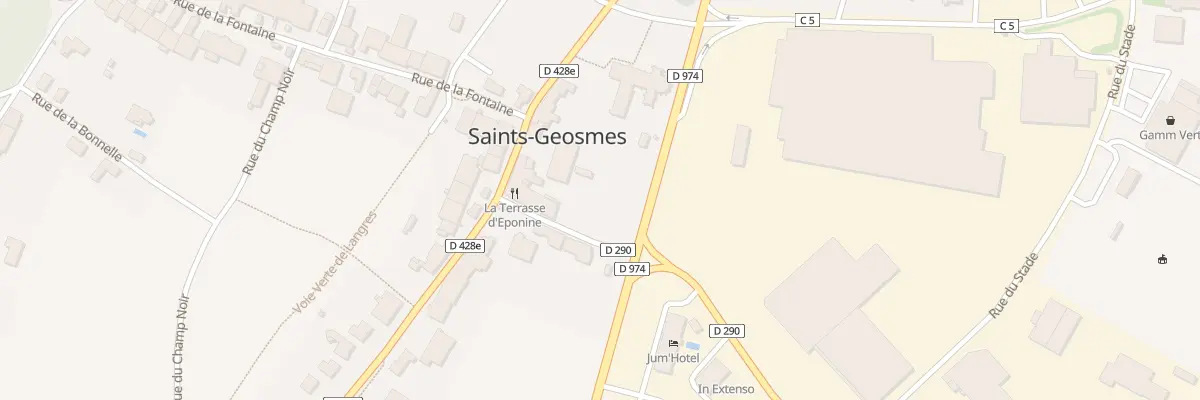 Plan du 15 Rte d’Auberive à Saints-Geosmes