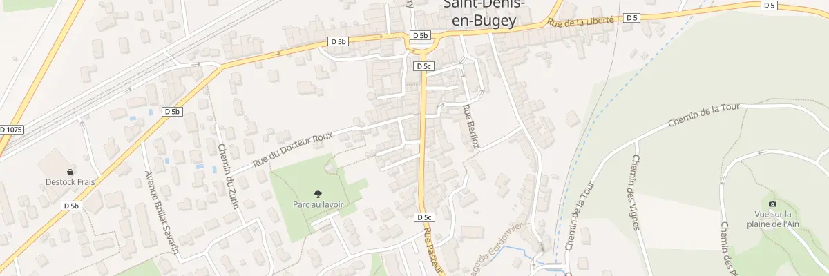 Plan du 28 Rue Pasteur à Saint-Denis-en-Bugey