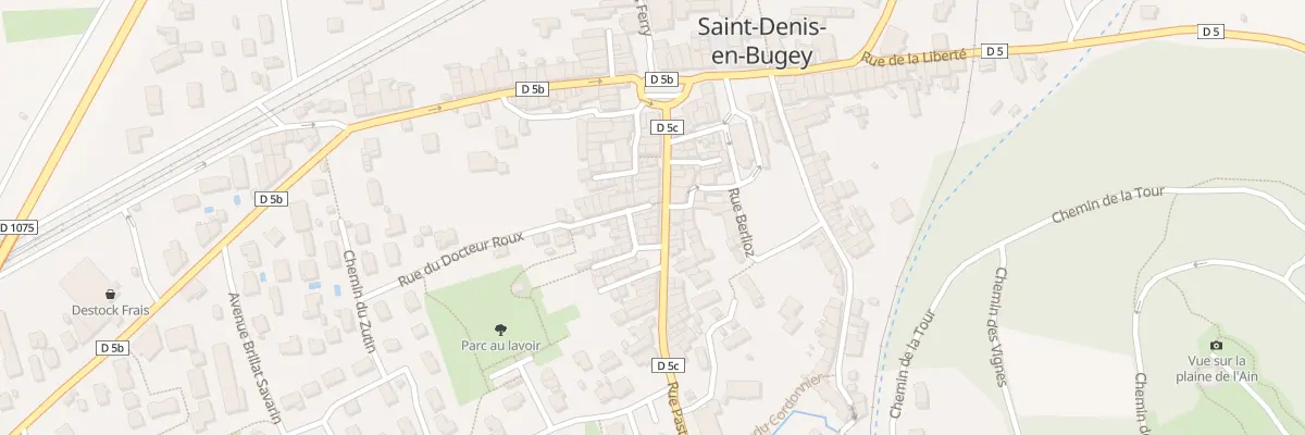 Plan du 22 Rue Pasteur à Saint-Denis-en-Bugey