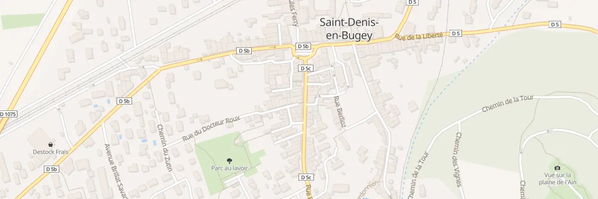 Plan du 16 Rue Pasteur à Saint-Denis-en-Bugey