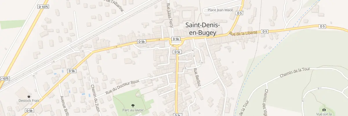 Plan du 8 Rue Pasteur à Saint-Denis-en-Bugey
