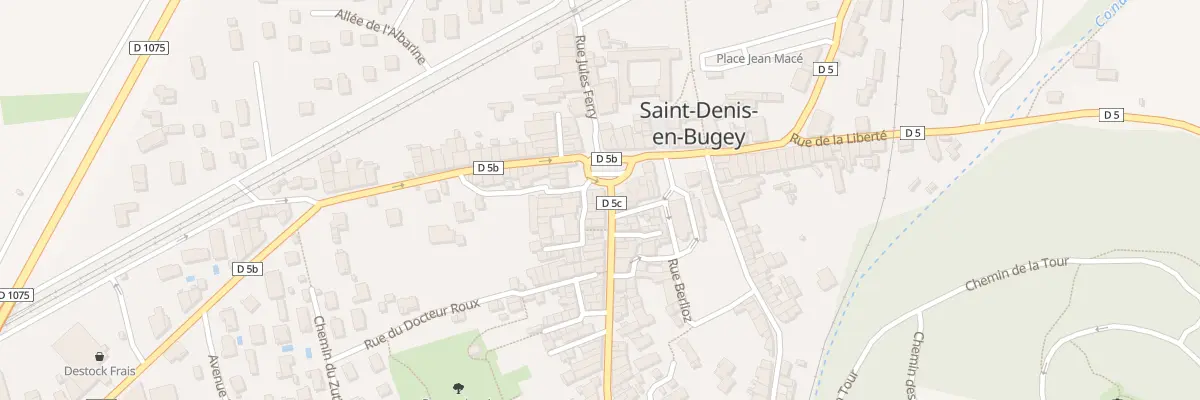 Plan du 2 Pl de la Republique à Saint-Denis-en-Bugey