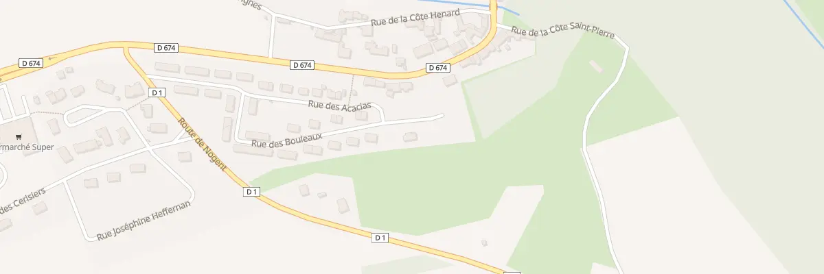 Plan du 36 Rue des Bouleaux à Rimaucourt