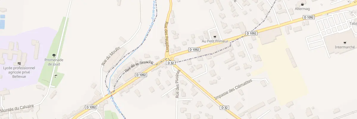 Plan du 2 Rte de Grenoble à Saint-Vérand