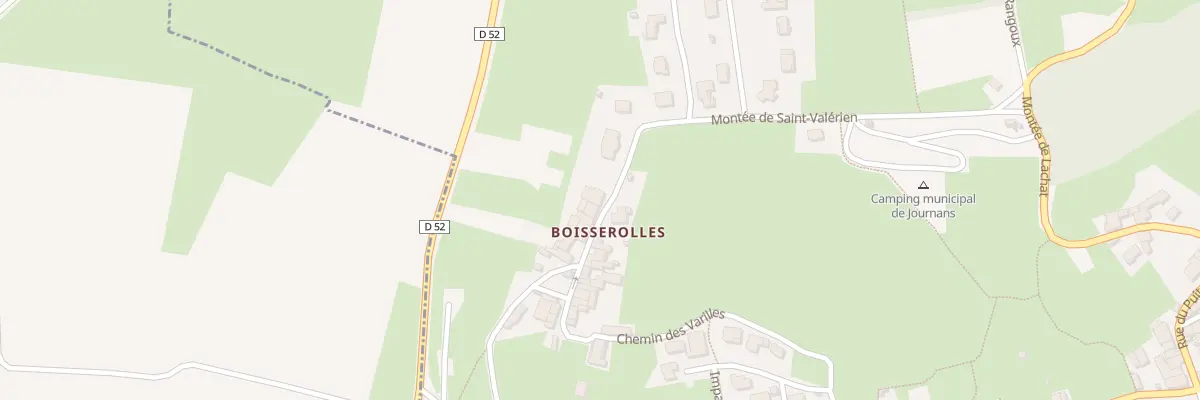 Plan du 139 Rue de Boisserolles à Journans