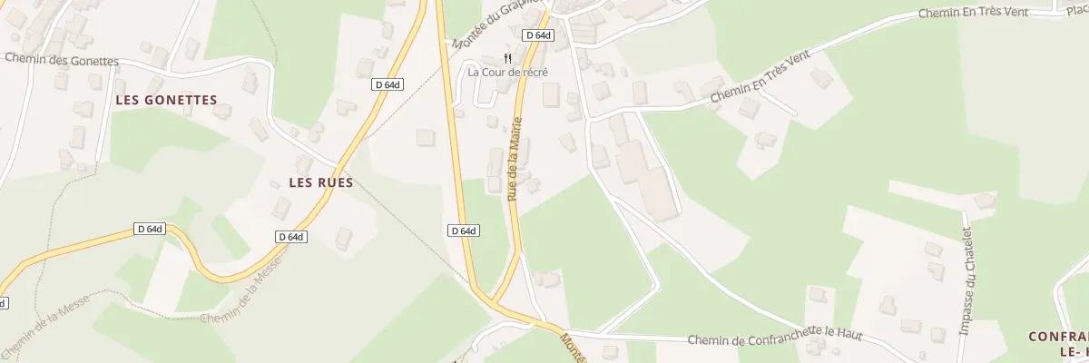 Plan du 100 Rue de la Mairie à Saint-Martin-du-Mont