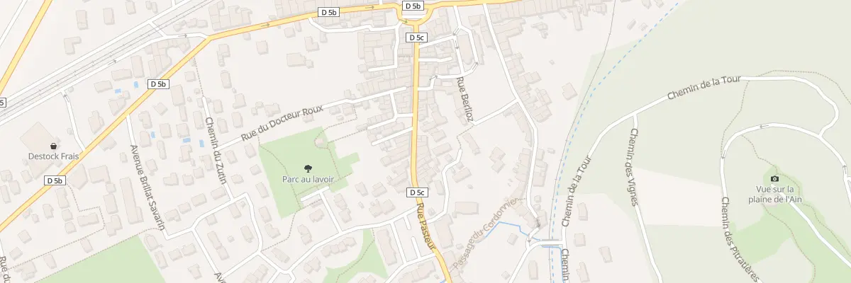 Plan du 33 Rue Pasteur à Saint-Denis-en-Bugey