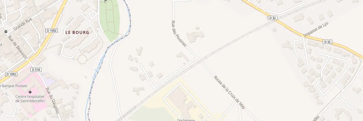 Plan du 318 Rue des Pivoines à Saint-Sauveur