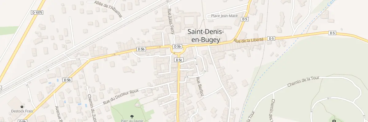 Plan du 3 Rue Pasteur à Saint-Denis-en-Bugey