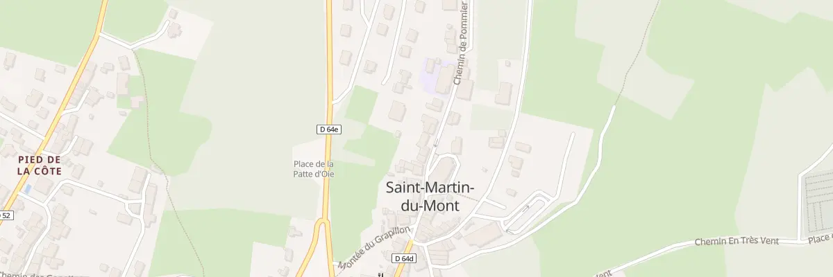 Plan du 630 Che de Pommier à Saint-Martin-du-Mont