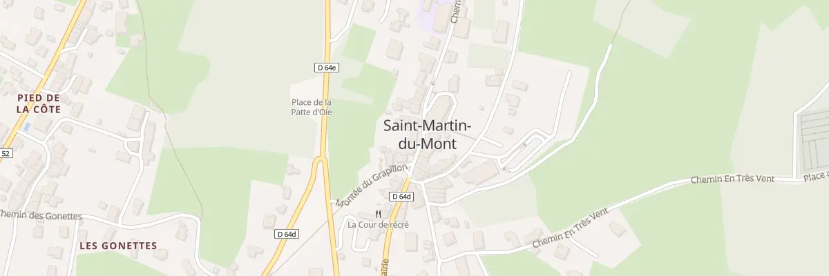Plan du 45 Rue de l’Eglise à Saint-Martin-du-Mont