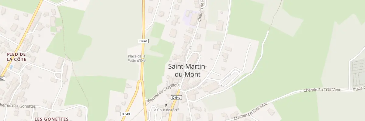 Plan du 670 Che de Pommier à Saint-Martin-du-Mont