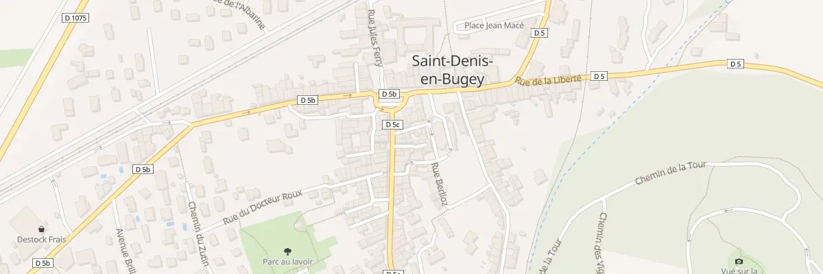 Plan du 4 Rue Lamartine à Saint-Denis-en-Bugey