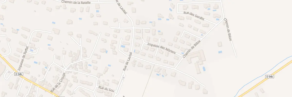 Plan du 17 Imp des Mûriers Lot Bièze à Ruy-Montceau