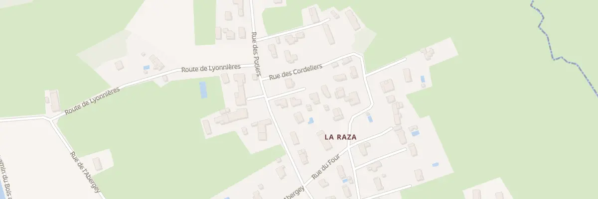 Plan du 5593 La Razza à Meillonnas