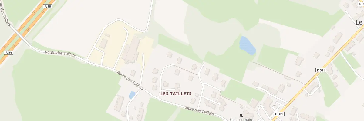 Plan du 310 Rte des Taillets au Miroir