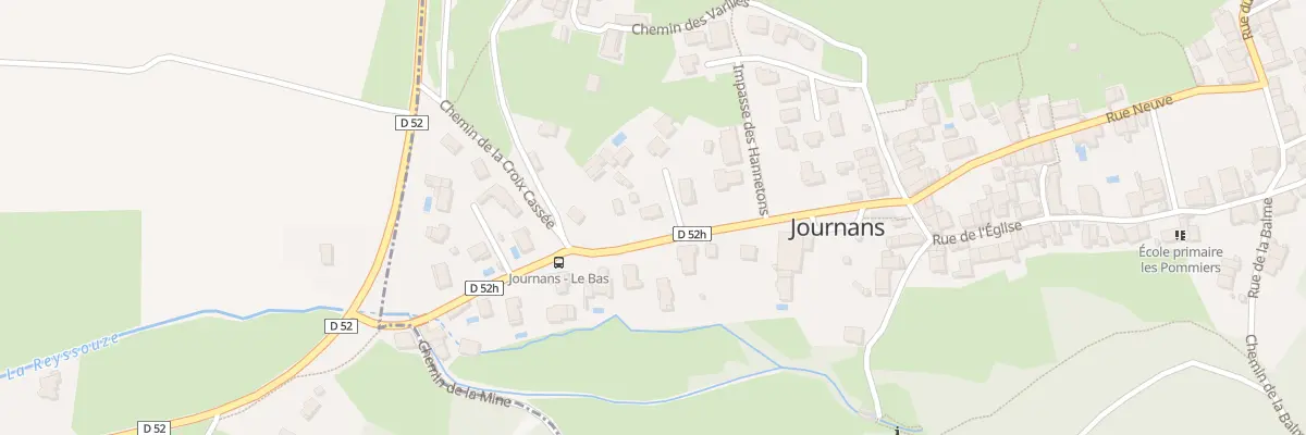 Plan du 196 Rue du Moulin à Journans