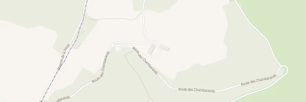 Plan du 2520 Rte des Chambarans à Chasselay