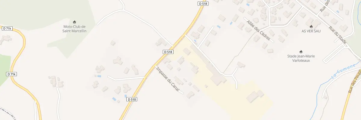 Plan du 6500F Contamine à Saint-Vérand