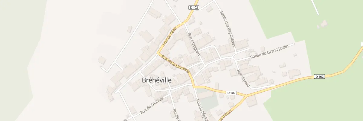 Plan du 6T Rue de la Cornette à Bréhéville