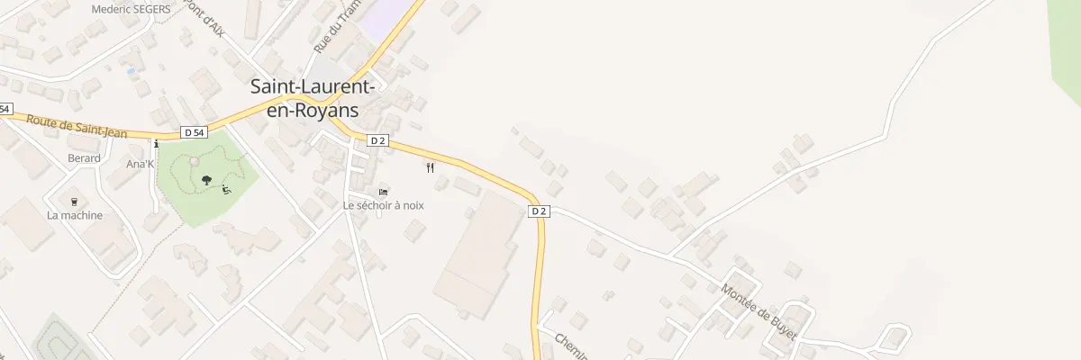 Plan du 195 Rte de l’Arps à Saint-Laurent-en-Royans